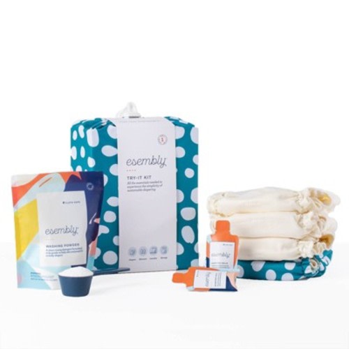 Esembly Cloth Diaper Try-It Kit Reusable Diapering System - Size 2 - Dapple Dot