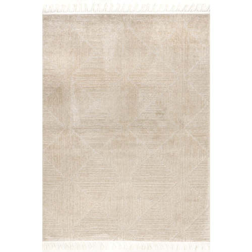 Shafali Tiled Trellis Rug | Beige