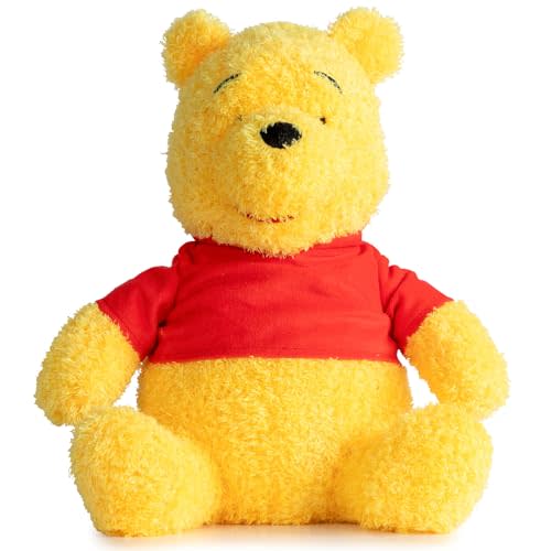 Jay Franco Disney Plush Pillow Buddy - Soft Plushie Stuffed Pillow, 14 Inches, Yellow - Winnie the Pooh