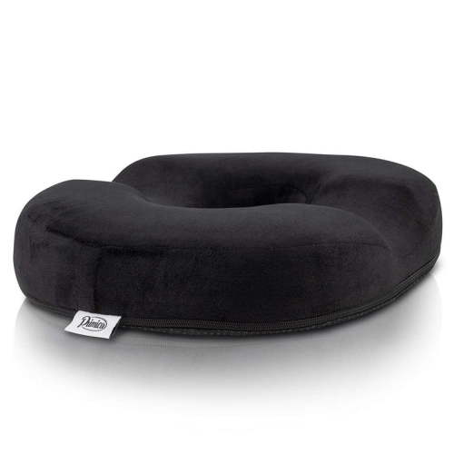 Primica Doughnut Hemorrhoid Pillow - Tailbone Pain, Perineal Support, Memory Foam Seat Cushion for Comfortable Sitting