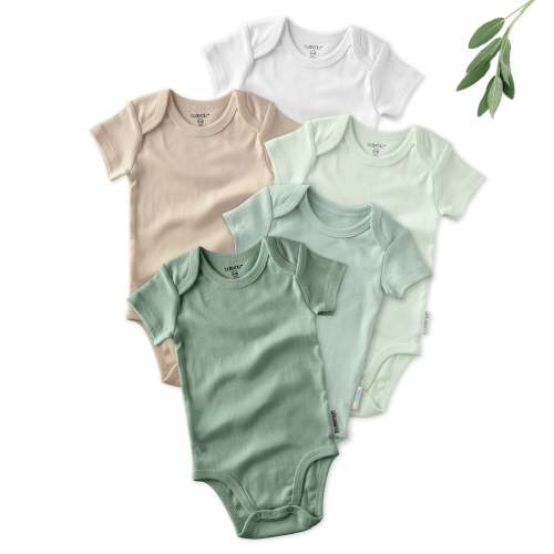 AVERY 5-Pack Short Sleeve Bodysuits