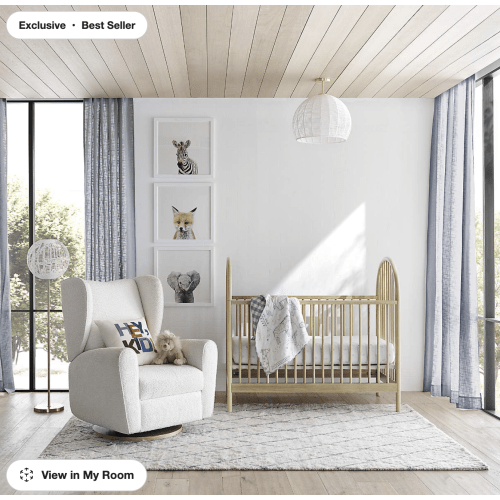 Ivory Woven Rope 19" Kids Flush Mount Ceiling Light