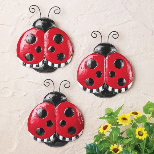 Cute Ladybug Wall Decor - Set of 3
| Collections Etc.