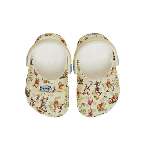 CROCS BOYS INFANT CROCS LITTLES WINNIE THE POOH CLASSIC CLOG - OFF WHITE