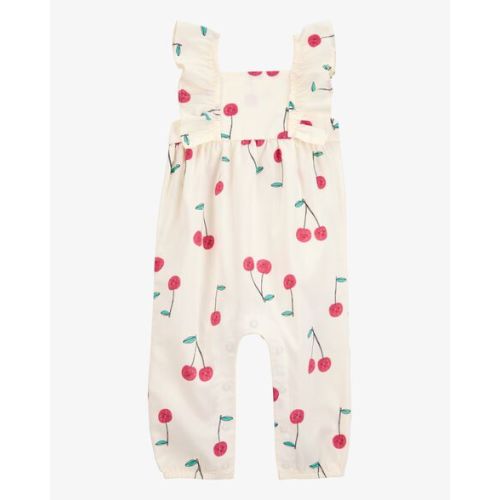 Baby Cherry Flutter Sleeves Jumpsuit - Carter's | Carter's