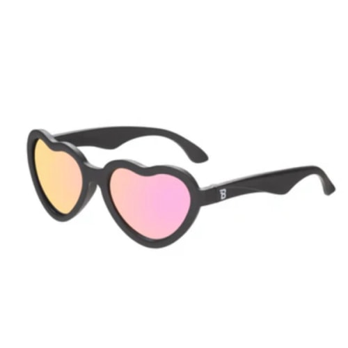 Jet Black | Pink Mirrored Lenses – Babiators Sunglasses
