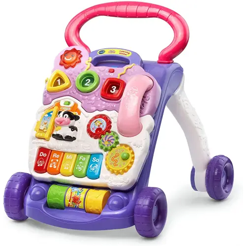 VTech Sit-to-Stand Learning Walker (Frustration Free Packaging), Lavender (Amazon Exclusive)