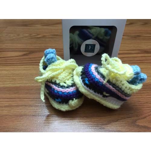 Crochet baby sneakers~ knitted baby shoes~Air max 97 • crochet air max • crochet air max 97 • baby sneakers • baby air max• Sean wotherspoon