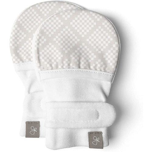 Goumimitts, Scratch Free Baby Mittens, Organic Soft Stay On Unisex Mittens