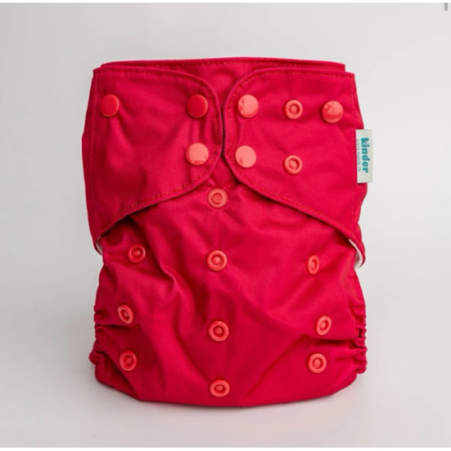Solid Color: Essentials Pocket Cloth Diaper with Athletic Wicking Jersey, Grows with your Baby