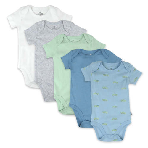 5-Pack Organic Cotton Short Sleeve Bodysuits | Honest Baby Clothing