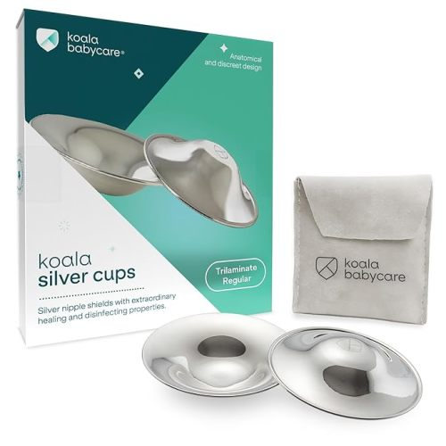 Koala Babycare - The Original Silver Nursing Cups