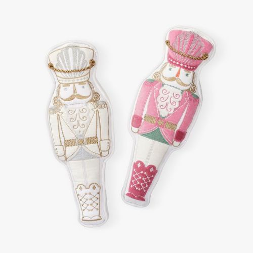 LoveShackFancy White Nutcracker Pillow