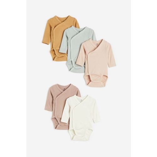 5-pack Wrapover Bodysuits