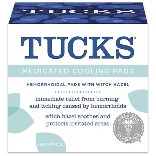 Tucks Medicated Cooling Pads Powder Fresh