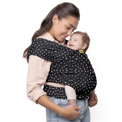 Boba Baby Wrap Carrier – Original Baby Sling Carrier for Newborns (7–35 lbs), Soft, Secure, Hands-Free & Ergonomic, Ideal for Comfortable Bonding, New Parents (Seville)