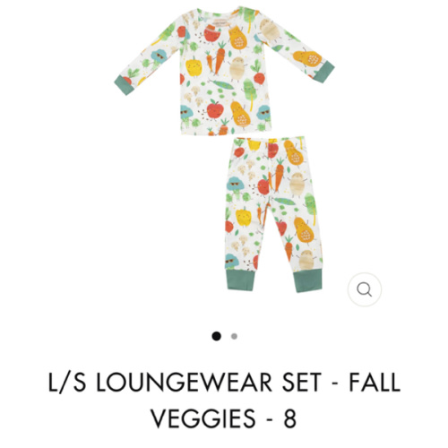 L/S Loungewear Set - Fall Veggies