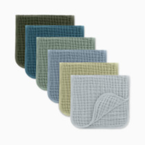 Comfy Cubs 6-Layer Muslin Burp Cloths Set of 6