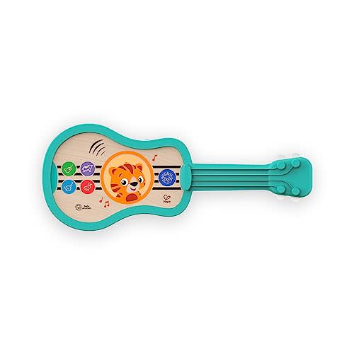 Baby Einstein Sing & Strum Magic Touch Ukulele Wooden Musical Toy, Ages 6 Months+, Multicolored
