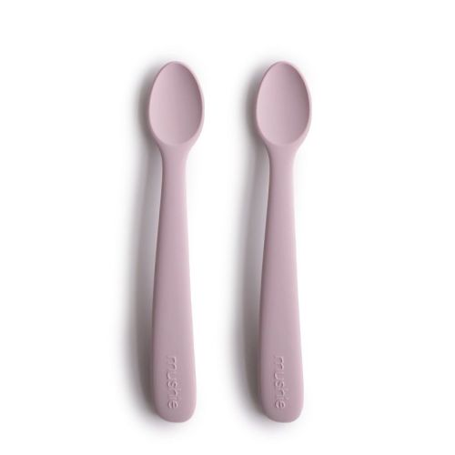 Silicone Feeding Spoons Powder Blue One Size