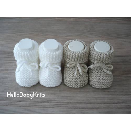 Newborn booties, Knitted slippers, Knit baby booties, Newborn shoes, New baby gift