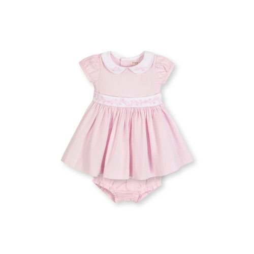 Baby Organic Peter Pan Collar Party Dress, Infant