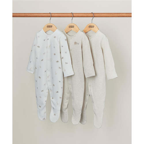Born Wild Sleepsuits (Set of 3)