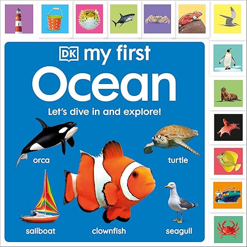 My First Ocean: Let’s Dive In and Explore! (My First Tabbed Board Book) Board book – May 20, 2025