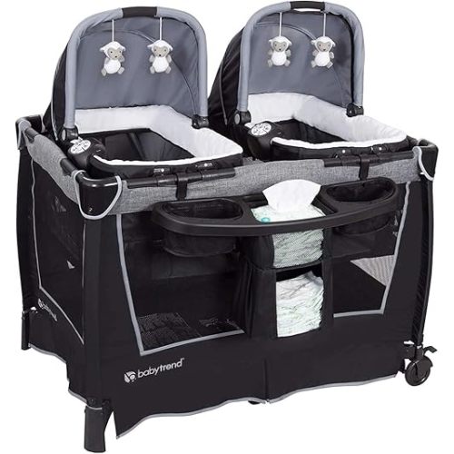 Baby Trend Retreat Twins Nursery Center, Quarry