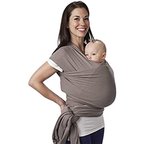 Boba Wrap Baby Carrier - Original Stretchy Infant Sling, Perfect for Newborn Babies and Children up to 35 lbs (Grey)