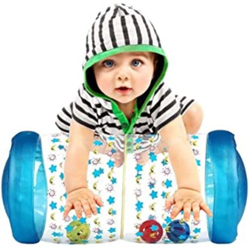 Fidget Toys Baby Crawling Fitness Toys Exercise Your Baby's Hearing and Touch Exercise Your Baby's Muscles and Coordination Baby Toys for 6 Months 1 2 3 Year olds (Blue)