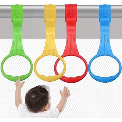 Baby Pull Up Ring Learn to Walk Stand up Assist Baby, Universal for Baby Playpen and Crib 4 Color