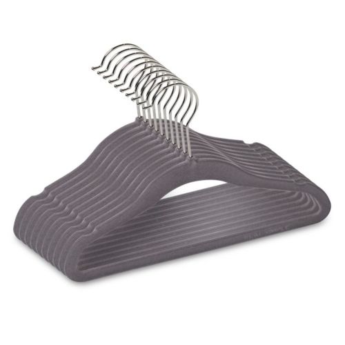 Real Simple® 10-Pack Children's Hangers in Grey