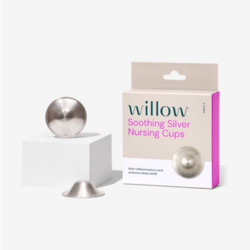 Willow Silver Nursing Nipple Shield Cups - 2pk