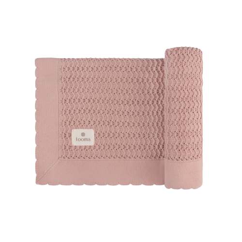 Wave Collection - Knit Pointelle Blanket