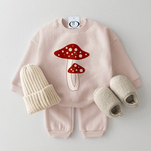 Baby 2-Piece Double Mushroom Casual Set