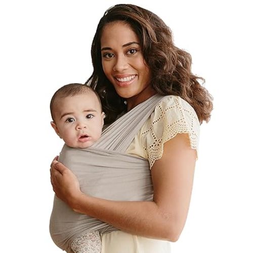 Solly Baby Wrap, Buttery-Soft Baby Carrier Newborn to Toddler 8-25 Lbs., Lightweight & Hands-Free Sling Wrap, Breathable Carrier, Baby Wearing & Postpartum Essential, Mother's Day Essential, Spelt