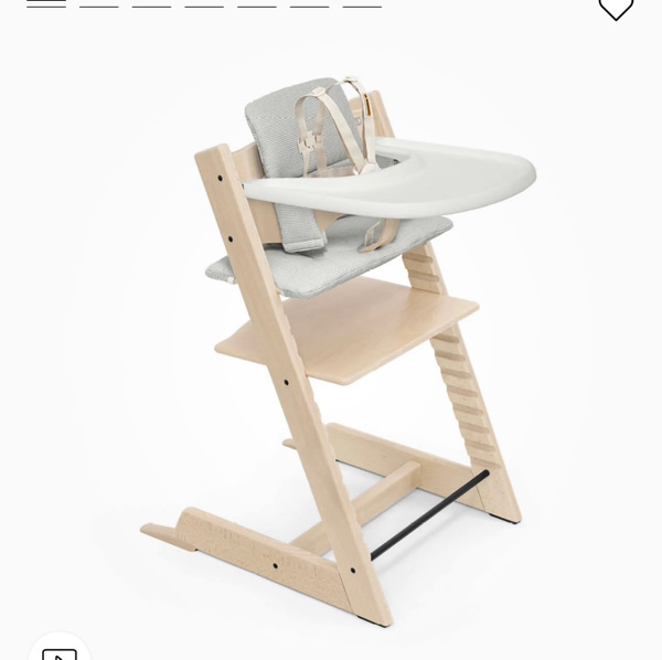 Tripp Trapp® Wood High Chair with Tray | Stokke® Online Shop