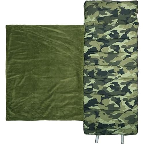 Stephen Joseph, Toddler All Over Print Nap Mat with Soft Blanket and Removable Pillow for Boys & Girls, Kids Sleeping Bag for Elementary, Daycare, Preschool with Carry Handle