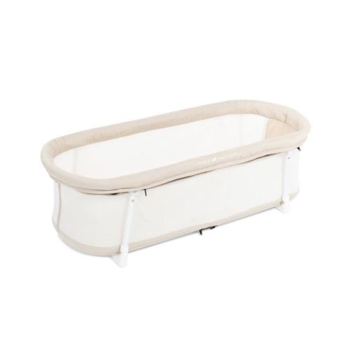 Baby Delight Snuggle Nest Portable Infant Bassinet - Charcoal Tweed