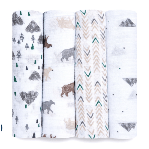 Briar Rose Muslin Swaddle 4pk | aden + anais