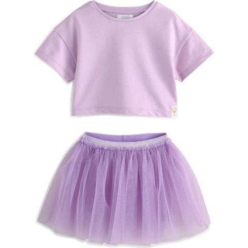 Kids' T-Shirt & Tutu Skirt Set, 12-18M