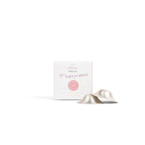 SILVERETTE The Original Silver Nursing Cups, Silverettes Metal Nipple Covers for Breastfeeding, Nursing Pads, 925 Silver Nipple Cover Guards, Soothe and Protect Sore Nipples -Made in Italy - Regular