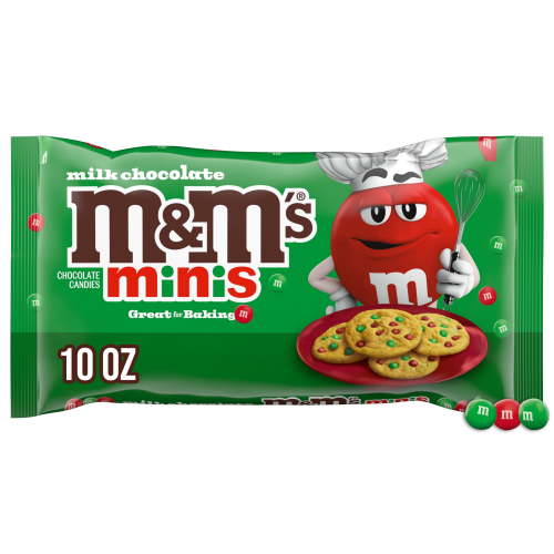 M&M's Minis Milk Chocolate Christmas Candy - 10 oz Bag
