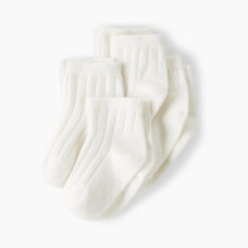 Carter's Little Planet No-Slip Socks (4 Pack) - Creamy, 0-3 Months