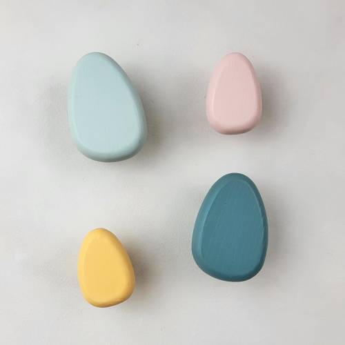 Colorful wall hooks DROP for kids room I 2 sizes I For classroom, nursery, girl's or boy's room I Many colors available