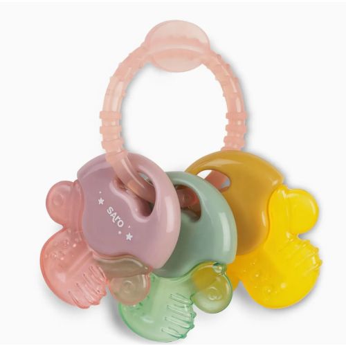 Water Teether Keys Blossom Pink