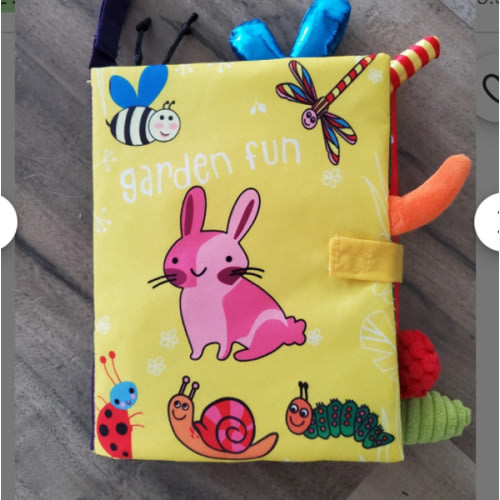 Cute Soft Cloth Animal Baby Books in 5 Styles