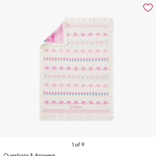 LoveShackFancy Fair Isle Baby Blanket