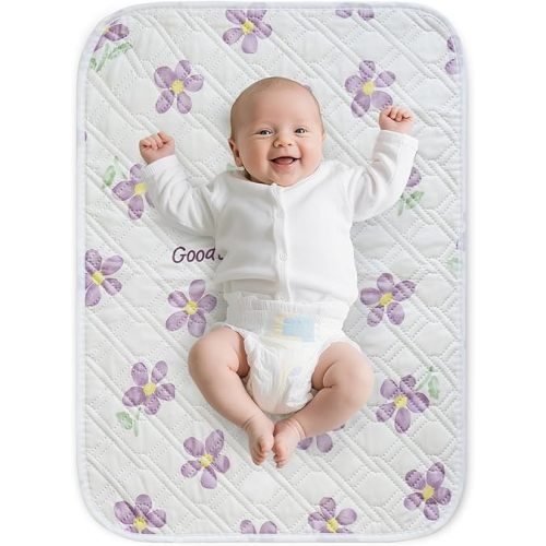 Diaper Changing Pads for Baby, Portable Change Mat, 3Layers Waterproof Change Pad Foldable Absorbent Mats for Women, Reusable Incontinence Underpads for Patient 20''x27.5''